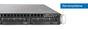 Individuelle Serversysteme einfach zusammengestellt per Konfigurator™ Serversysteme