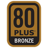 80 PLUS® Bronze Zertifiziert