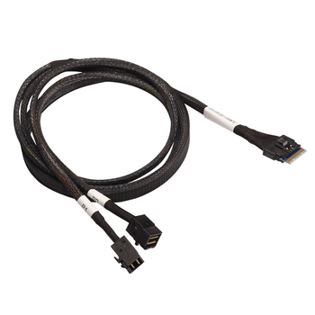 Broadcom Kabel x8 SFF-8654 auf 2x SFF-8643 Mini-SAS (SAS)