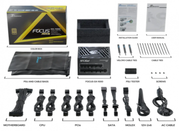 Preview: Seasonic FOCUS GX ATX 3.1 Netzteil - 1000 Watt