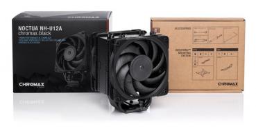Preview: NOCTUA NH-U12A chromax.black - Prozessorkühler