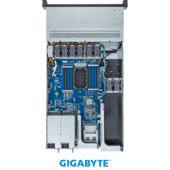 Preview: GIGABYTE 1HE Serversystem R163-SG2-AAC1 - Intel XEON / GPU