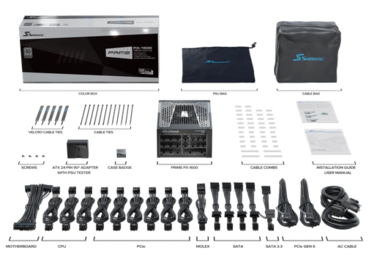Preview: Seasonic Prime PX 1600 ATX 3.0 Netzteil - 1.600 Watt