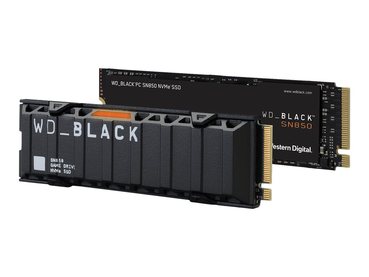 Preview: WD Black SN850 - 1TB NVMe M.2 inkl. Kühlkörper