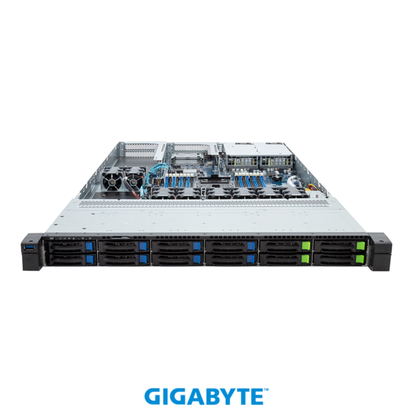 GIGABYTE 1HE Serversystem R163-SG2-AAC1 - Intel XEON / GPU